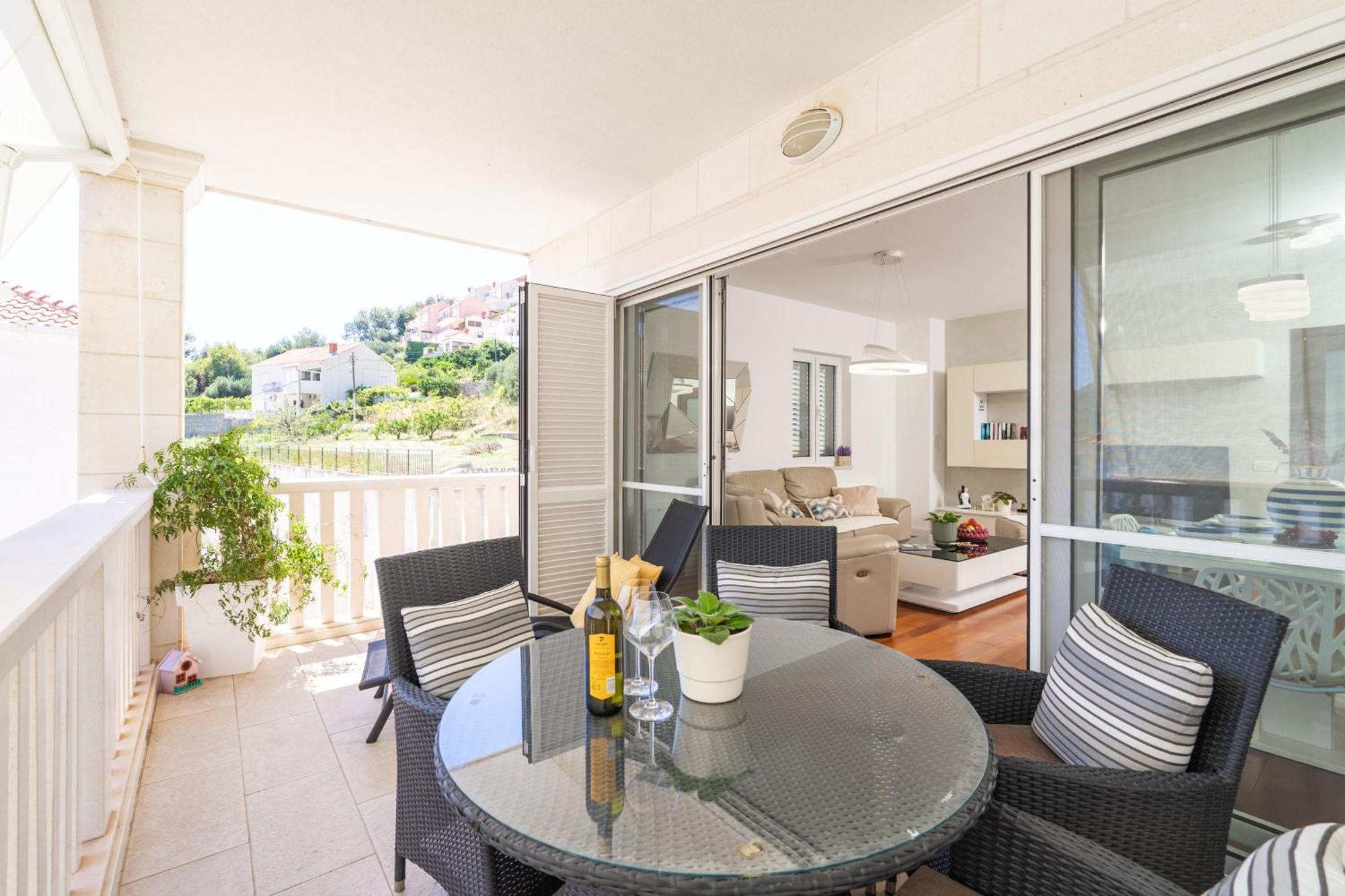 Seaview Elegance Apartment Zaton  Luaran gambar