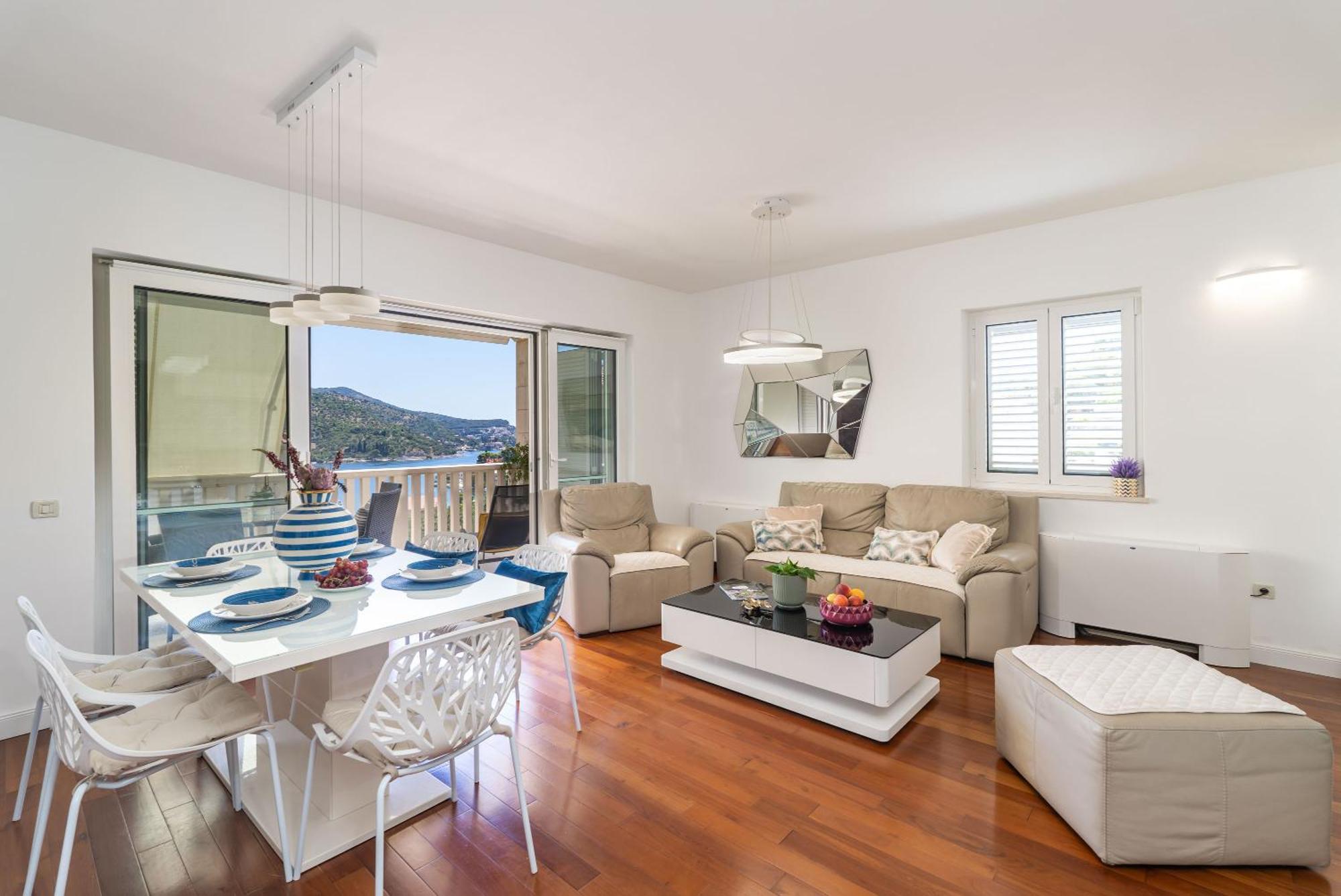 Seaview Elegance Apartment Zaton  Luaran gambar